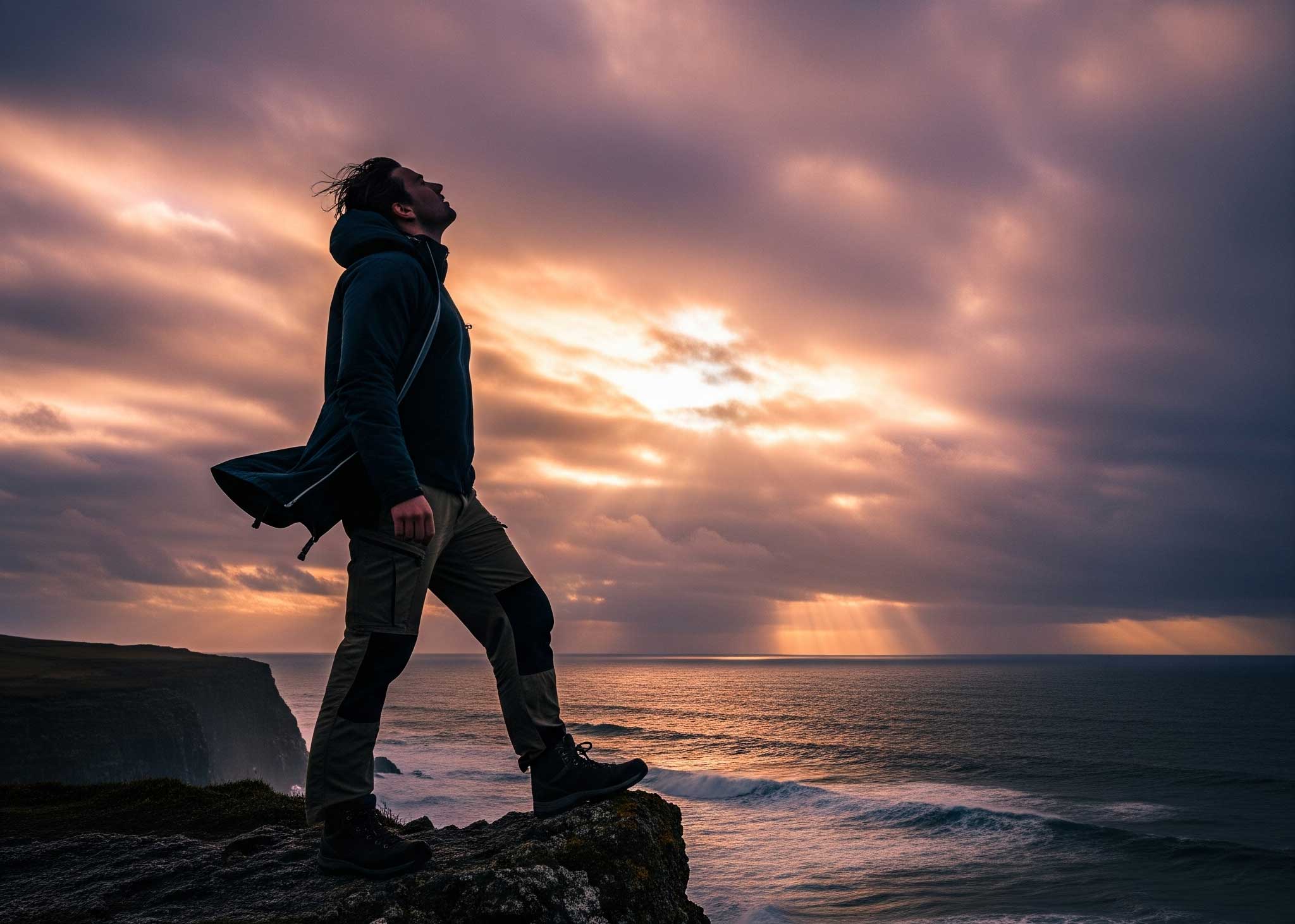Looking at the Sky and Stepping